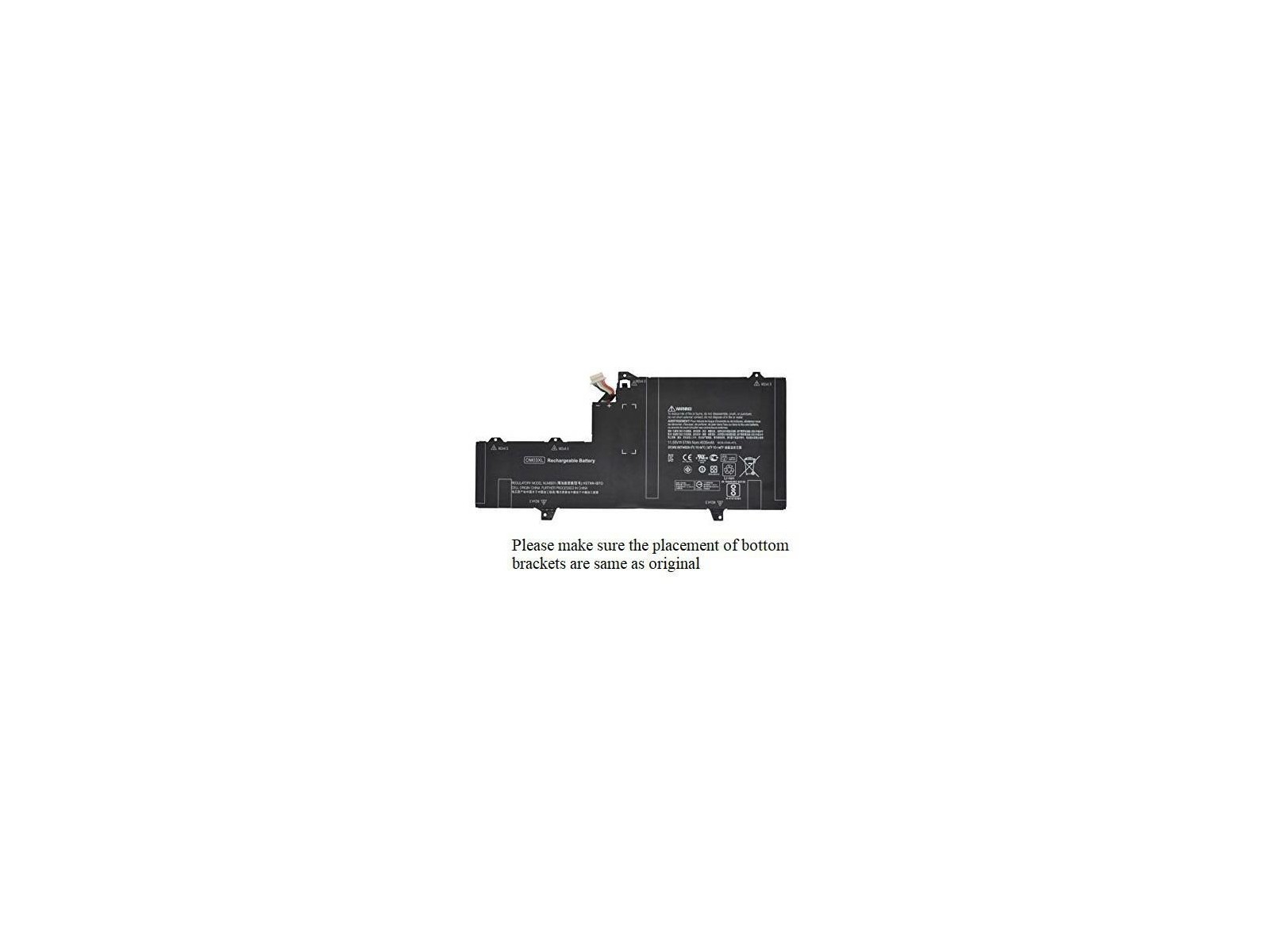 MBXHP-BA0199 CoreParts Laptop Batteria For HP 54WH Li-Pol 11.55V 4700mAh Black 863167-1B1 OM03XL 863167-171 HSN-I04C HSTNN-IB70 MBXHP-BA0199 CoreParts Laptop Batteria For HP 54WH Li-Pol 11.55V 4700mAh Black 863167-1B1 OM03XL 863167-171 HSN-I04C HSTNN-IB70