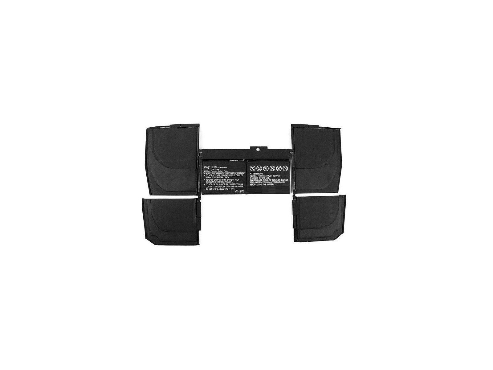 MBXAP-BA0039 CoreParts Laptop Batteria for Apple 40Wh 6 Cell Li-Pol 7.55V 5.2Ah for MacBook AIR 12" Retina A1534 (EARLY 2015) Ma MBXAP-BA0039 CoreParts Laptop Batteria for Apple 40Wh 6 Cell Li-Pol 7.55V 5.2Ah for MacBook AIR 12" Retina A1534 (EARLY 2015) Ma