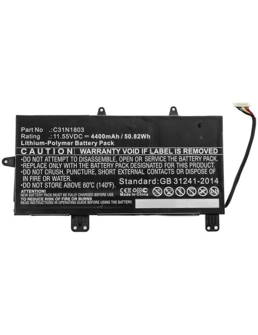 MBXAS-BA0284 CoreParts Laptop Batteria for Asus 50.82Wh Li-Polymer 11.55V 4400mAh for Asus UX480FD UX450FD,ZenBook Pro 14 UX480 