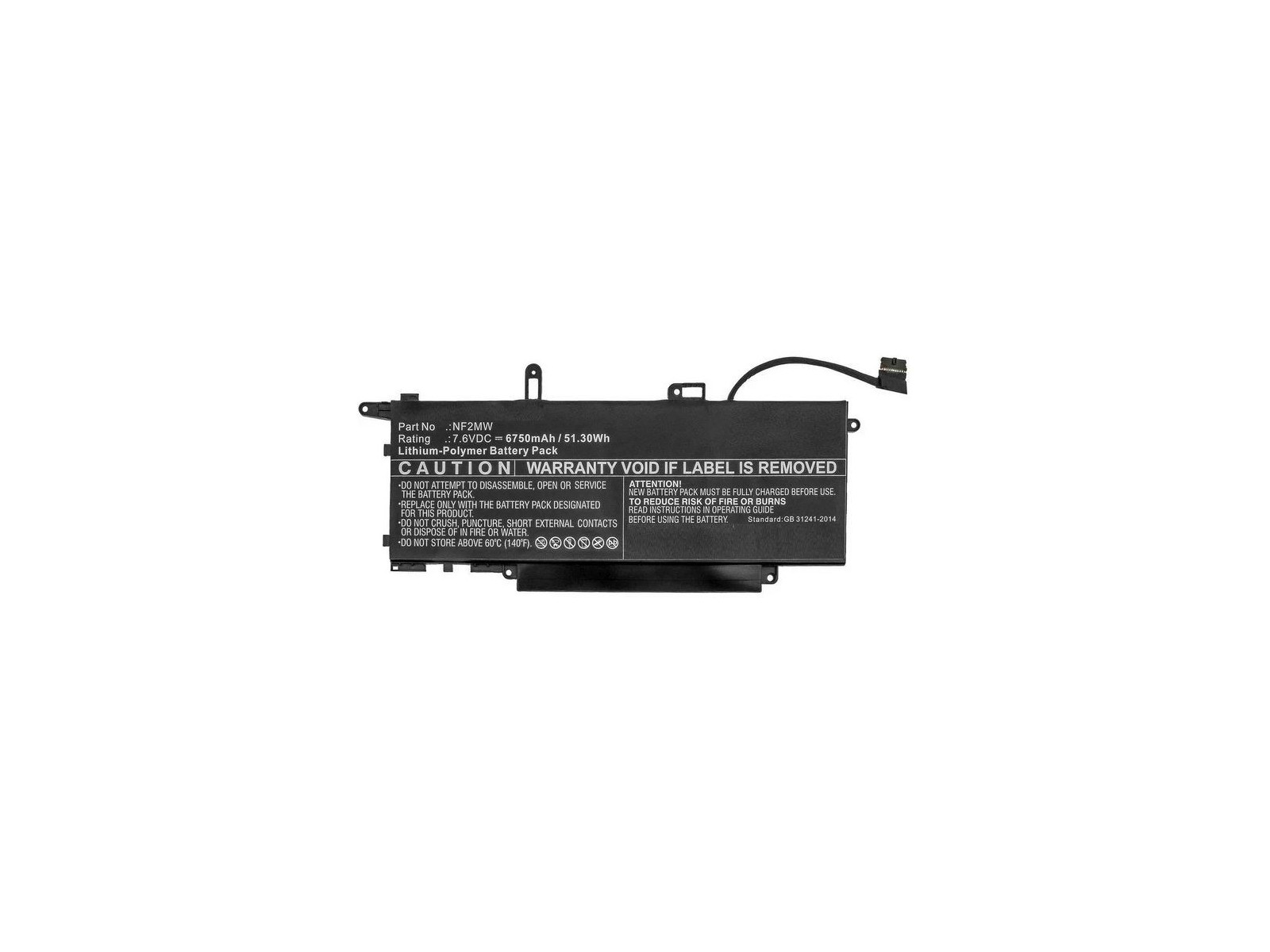 MBXDE-BA0227 CoreParts Laptop Batteria for Dell 51Wh Li-Po 7.6V 6750mAh Black for Latitude 7310 2-in-1 Latitude 7400 2-in-1 Lati MBXDE-BA0227 CoreParts Laptop Batteria for Dell 51Wh Li-Po 7.6V 6750mAh Black for Latitude 7310 2-in-1 Latitude 7400 2-in-1 Lati