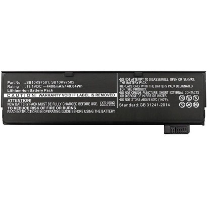 MBXLE-BA0144 CoreParts Laptop Batteria for Lenovo 49Wh Li-ion 11.1V 4400mAh Black Thinkpad P51S Thinkpad T570 61+version 01AV422