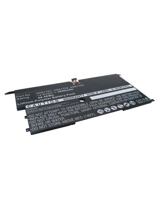MBXLE-BA0169 CoreParts Laptop Batteria for Lenovo 43Wh Li-Pol 15.2V 2800mAh Black 20A7 20A8 ThinkPad X1 Carbon 14 45N1701 45N170