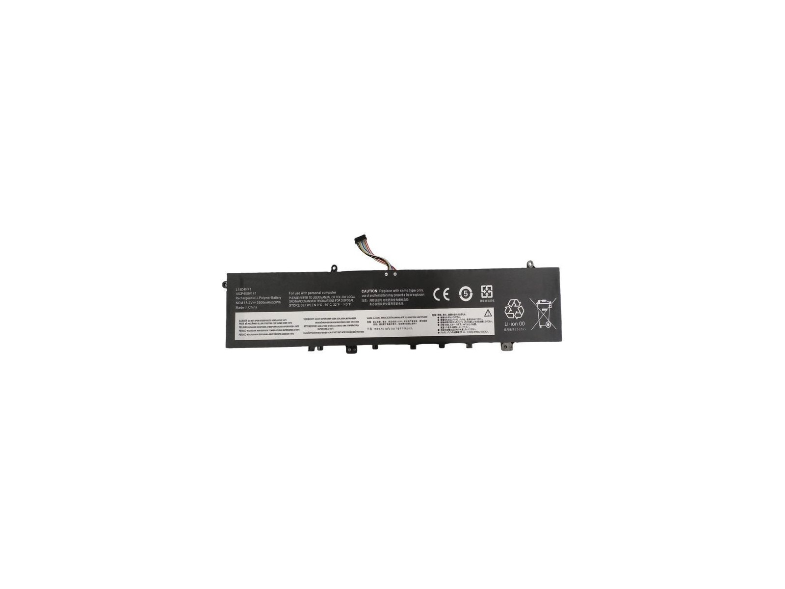 MBXLE-BA0374 CoreParts Laptop Batteria for Lenovo 53Wh Li-Pol 15.2V 3500mAh for Yoga C940-15 Yoga C940-15IRH Yoga C940-15IRH 81T MBXLE-BA0374 CoreParts Laptop Batteria for Lenovo 53Wh Li-Pol 15.2V 3500mAh for Yoga C940-15 Yoga C940-15IRH Yoga C940-15IRH 81T