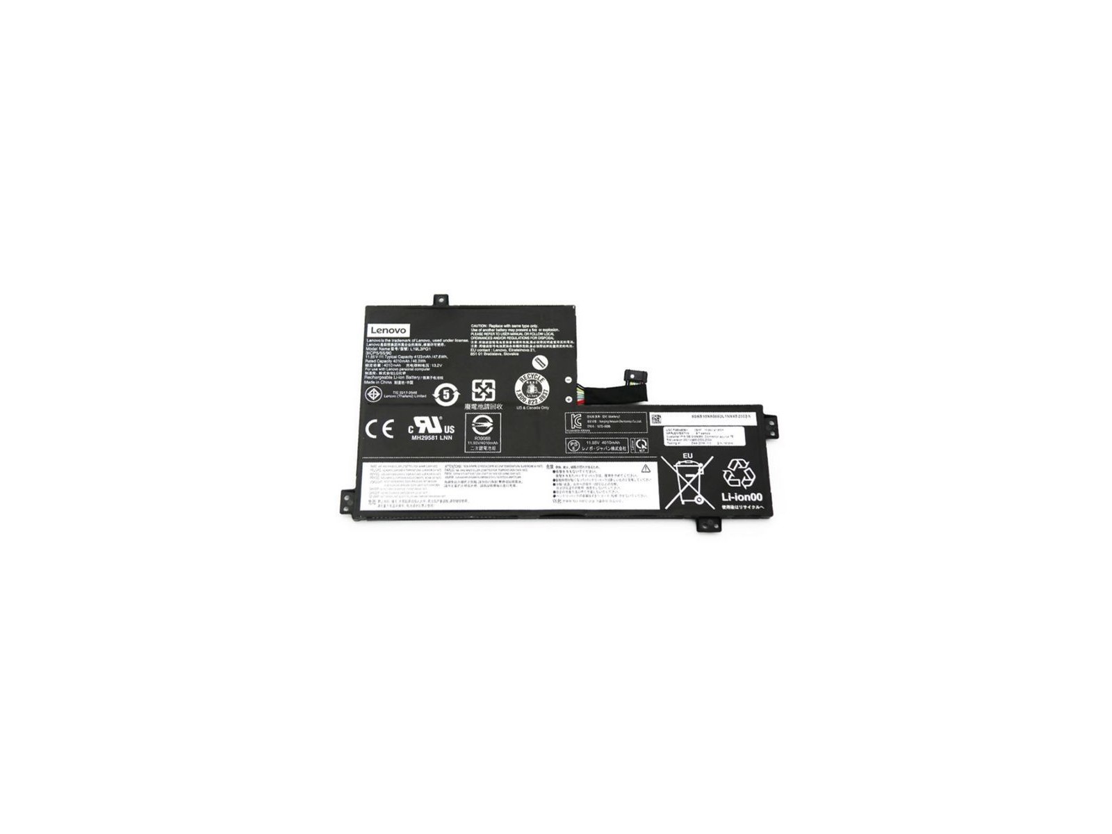 5B10X65682 Lenovo 3-cell lithium-polymer Batteria 11.52V voltage 47Wh capacity designed for Lenovo Chromebooks with multiple pro 5B10X65682 Lenovo 3-cell lithium-polymer Batteria 11.52V voltage 47Wh capacity designed for Lenovo Chromebooks with multiple pro