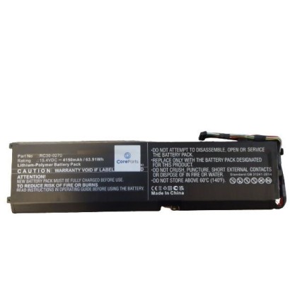 MBXRZ-BA0009 CoreParts Laptop Batteria for Razer 63.91Wh Li-Pol 15.4V 4150mAh Blade 15 Base Hazel Blade 15 Base Stealth 2018 Bla