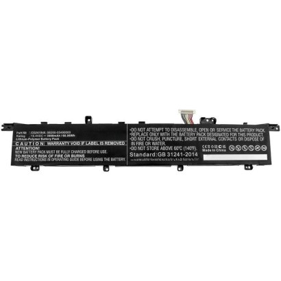 MBXAS-BA0291 CoreParts Laptop Batteria for Asus 60.06Wh Li-Polymer 15.4V 3900mAh for Asus UX581 UX581GV ZenBook Duo Pro UX581GV 