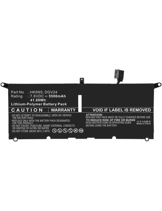 MBXDE-BA0248 CoreParts Laptop Batteria for Dell 41.80Wh Li-ion 7.6V 5500mAh Black for Inspiron 13 5000 5390 Inspiron 13 5390 Ins