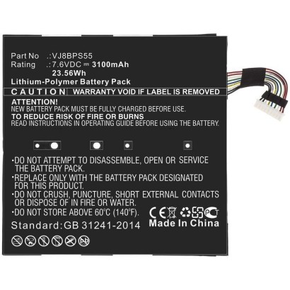MBXSO-BA0076 CoreParts Laptop Batteria for Sony 23.56Wh Li-Pol 7.6V 3100mAh Black for Sony Notebook Laptop VAIO A12 VJ8BPS55