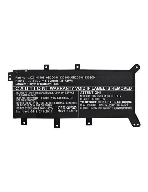 MBXAS-BA0238 CoreParts Laptop Batteria for Asus 31Wh Li-Pol 7.6V 4100mAh Black for Asus Notebook Laptop A555LJ A555LJ-DM941T A55