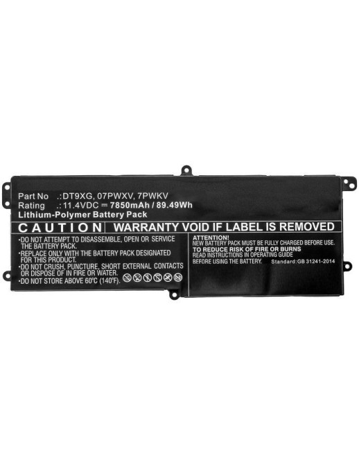 MBXDE-BA0220 CoreParts Laptop Batteria for Dell 89.49Wh Li-Pol 11.4V 7850mAh Black for Dell Notebook Laptop Alienware Area 51m A