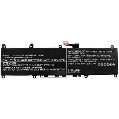 MBXAS-BA0185 CoreParts Laptop Batteria for Asus 42WH Li-ion 11.55V 3.6Ah adol 13 ADOL 13FA ADOL 13FN 0B200-02960000 0B200-030300