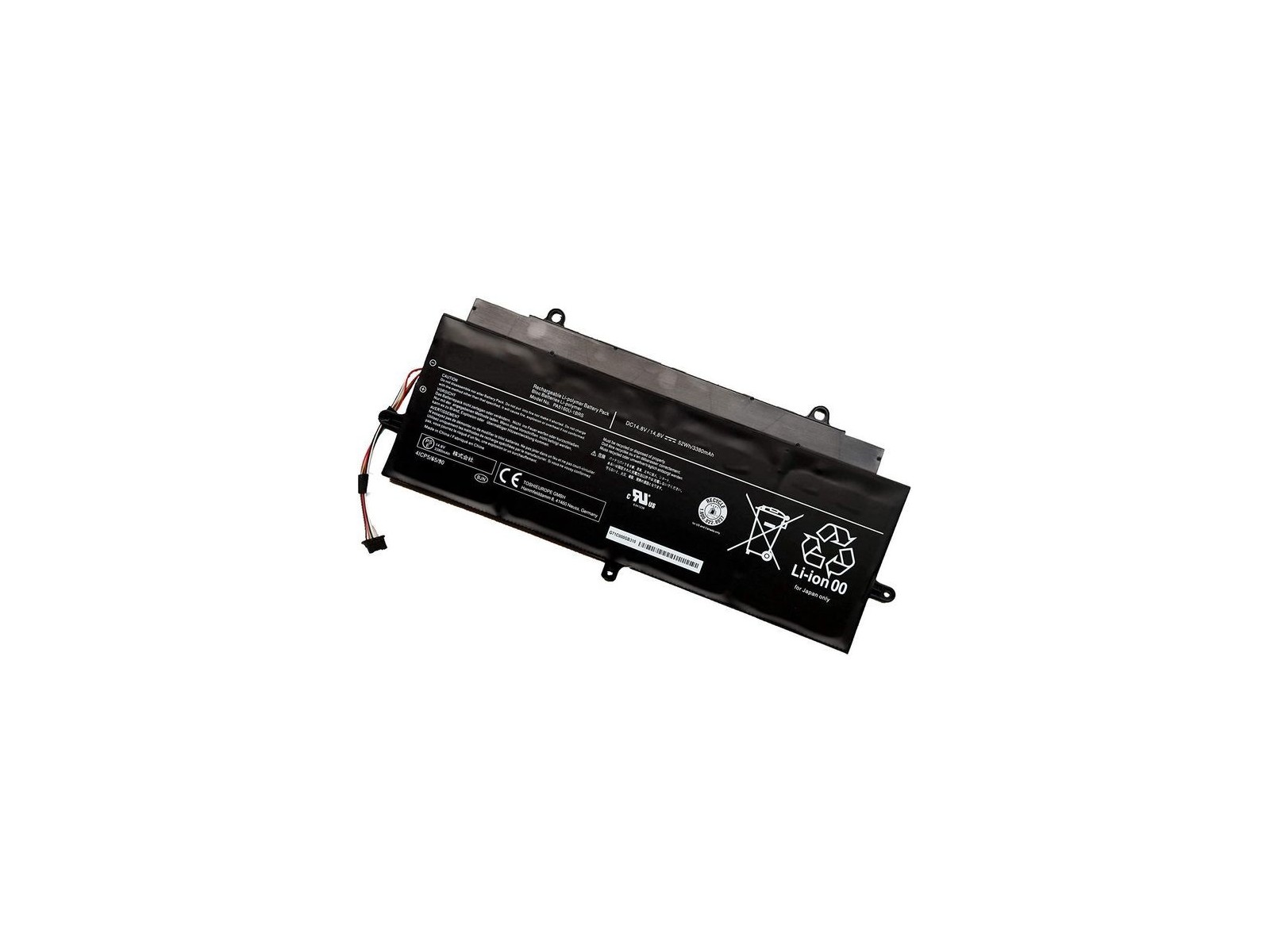 MBXTO-BA0060 CoreParts Laptop Batteria for Toshiba 48.84Wh Li-Pol 14.8V 3300mAh Black for Toshiba Notebook Laptop KIRA 13 Kirabo MBXTO-BA0060 CoreParts Laptop Batteria for Toshiba 48.84Wh Li-Pol 14.8V 3300mAh Black for Toshiba Notebook Laptop KIRA 13 Kirabo