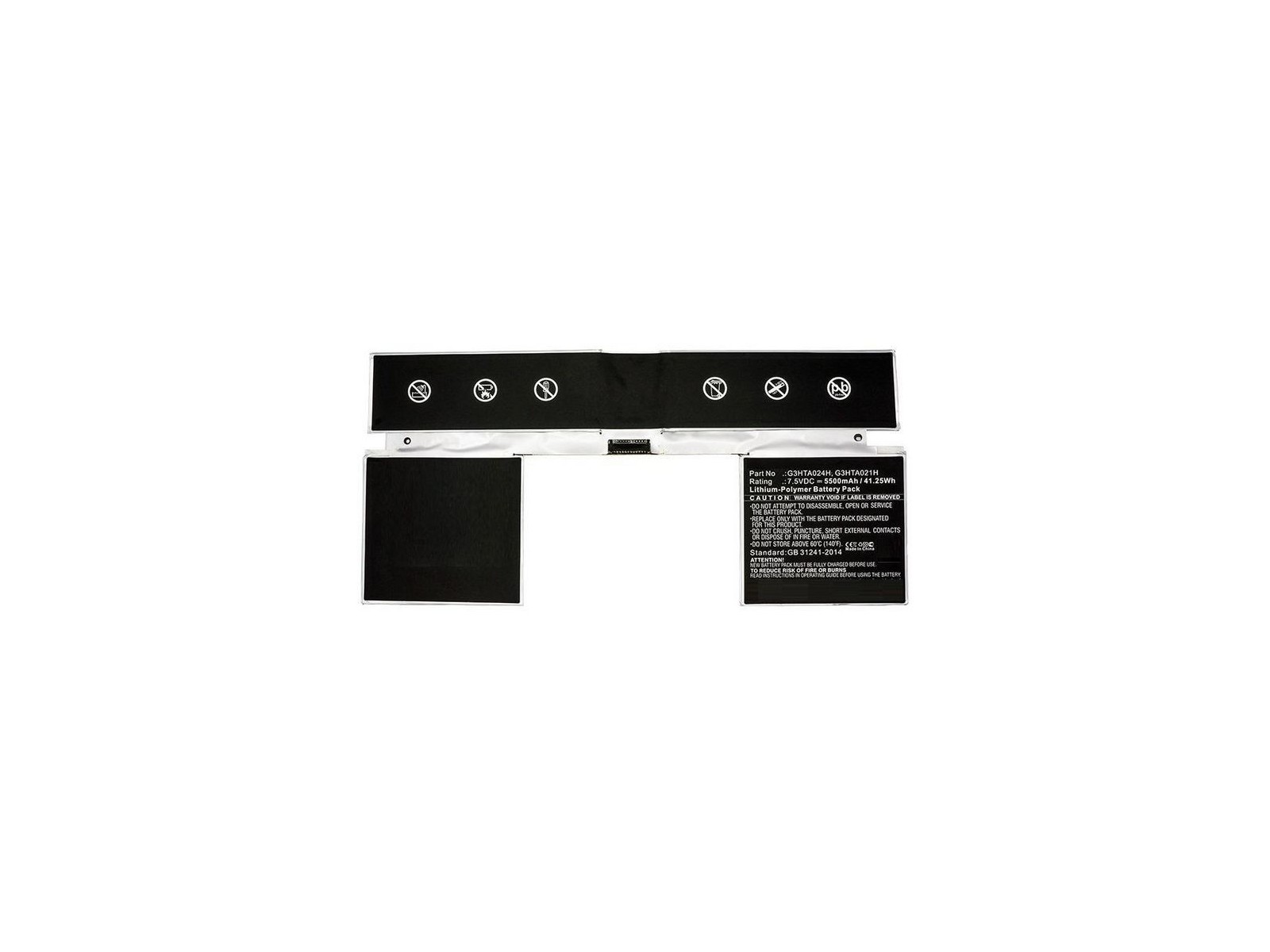 MBXMS-BA0013 CoreParts Batteria for Microsoft Surface 41.25Wh Li-Pol 7.5V 5500mAh MicroSoft Surface113.5" Surface213.5" Surface2 MBXMS-BA0013 CoreParts Batteria for Microsoft Surface 41.25Wh Li-Pol 7.5V 5500mAh MicroSoft Surface113.5" Surface213.5" Surface2