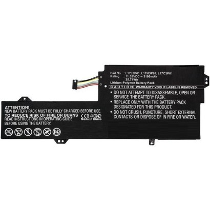 MBXLE-BA0286 CoreParts Laptop Batteria for Lenovo 35.71Wh Li-Pol 11.52V 3100mAh Black for Lenovo Notebook Laptop 7000-13 CHAO700