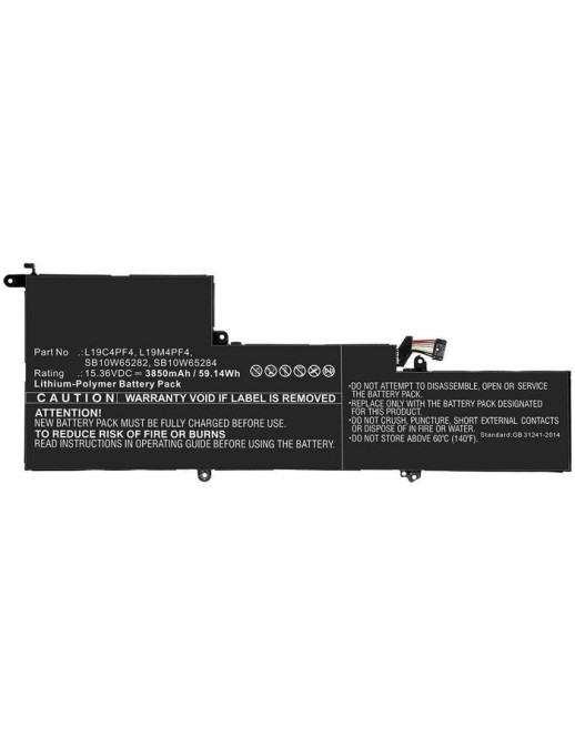 MBXLE-BA0288 CoreParts Laptop Batteria for Lenovo 52.36Wh Li-Pol 15.4V 3200mAh Black for Lenovo Notebook Laptop Yoga 14s Yoga 7 