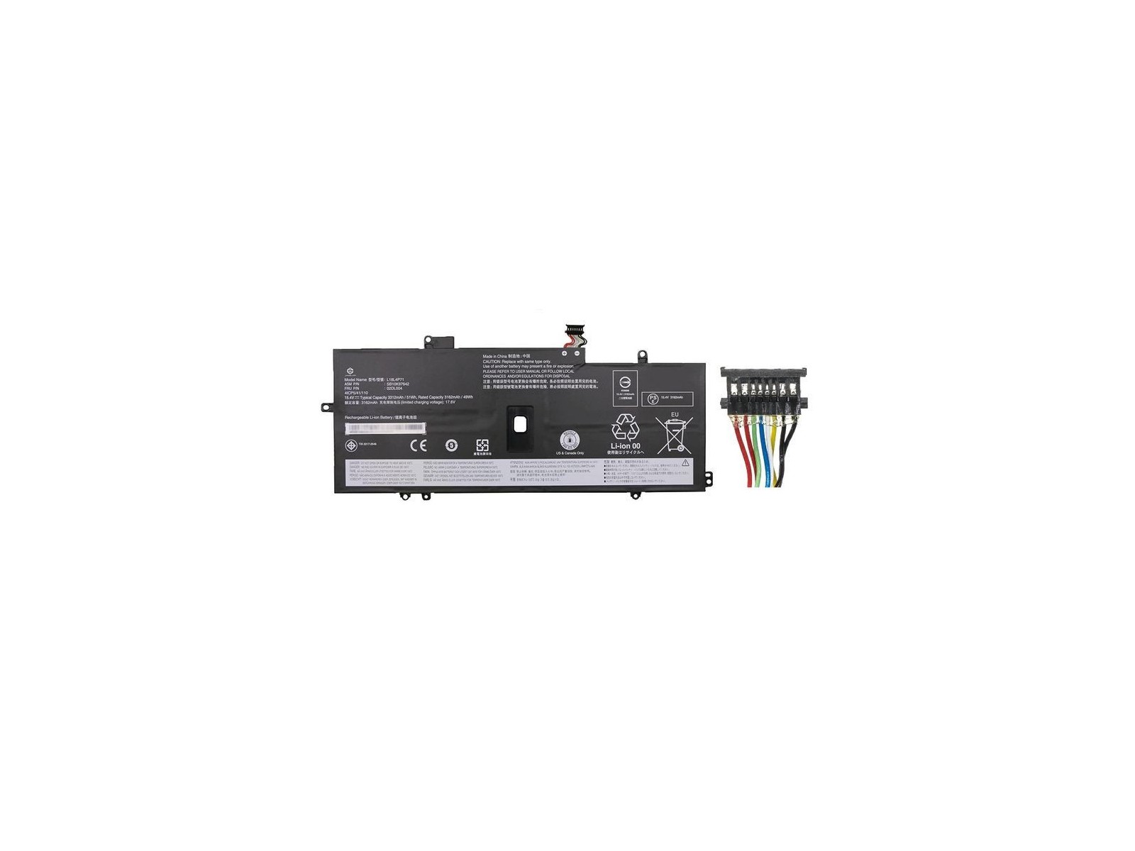 MBXLE-BA0280 CoreParts Laptop Batteria for Lenovo 50Wh Li-ion 15.36V 3250mAh Black for Lenovo Notebook Laptop ThinkPad X1 Carbon MBXLE-BA0280 CoreParts Laptop Batteria for Lenovo 50Wh Li-ion 15.36V 3250mAh Black for Lenovo Notebook Laptop ThinkPad X1 Carbon