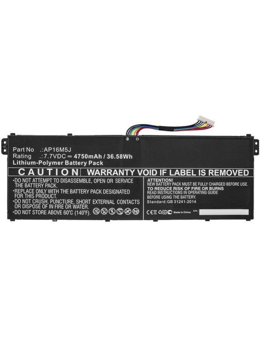 MBXAC-BA0087 CoreParts Laptop Batteria for Acer 36.6Wh Li-ion 7.7V 4.45Ah AP16M5J