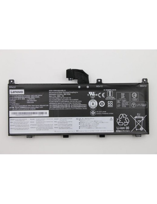 FRU02DL028 Lenovo Internal lithium-ion Batteria 90WH capacity 6 cells designed for specific Lenovo systems ensuring reliable pow