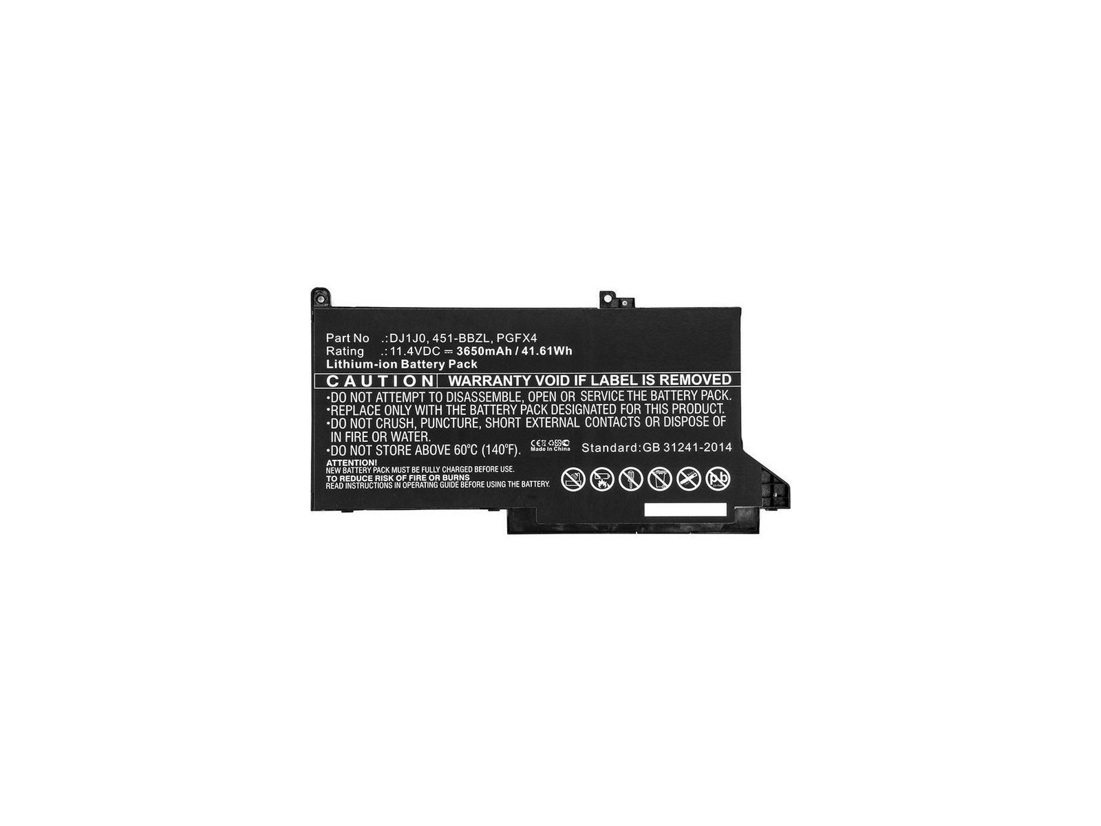 MBXDE-BA0140 CoreParts Laptop Batteria for Dell 42Wh Li-ion 11.4V 3650mAh Black Latitude 12 7000 Latitude 12 7280 Latitude 12 74 MBXDE-BA0140 CoreParts Laptop Batteria for Dell 42Wh Li-ion 11.4V 3650mAh Black Latitude 12 7000 Latitude 12 7280 Latitude 12 74