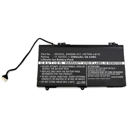 MBXHP-BA0158 CoreParts Laptop Batteria for HP 40Wh Li-ion 11.55V 3500mAh Black Pavilion 14-AL000 Pavilion 14-AL001ng Pavilion 14