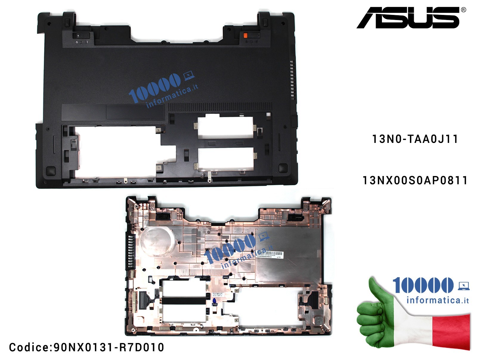 90NX0131-R7D010 Bottom Case ASUS P2530 P2530U P2530UA P2530UJ P2540 P2540U P2540UA P2540UV Cover Lower Inferiore 13NX00S0AP08... 90NX0131-R7D010 Bottom Case ASUS P2530 P2530U P2530UA P2530UJ P2540 P2540U P2540UA P2540UV Cover Lower Inferiore 13NX00S0AP08...