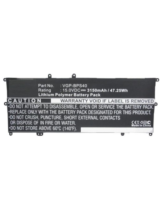 MBXSO-BA0041 CoreParts Laptop Batteria for Sony 47Wh Li-Pol 15V 3150mAh Black SVF14N16CW SVF14N26CW SVF15N13CW SVF15N18PW VAIO F