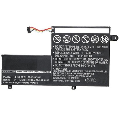 MBXLE-BA0096 CoreParts Laptop Batteria for Lenovo 40Wh Li-Pol 11.1V 3600mAh Black Edge 2 (2-1580) Edge 2 15 Edge 2 1580 Edge 2-1