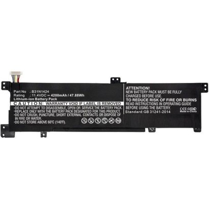 MBXAS-BA0085 CoreParts Laptop Batteria for Asus 39Wh Li-ion 11.4V 3400mAh Black A400U A401L K401 K401LB K401LB5010 K401LB5200 K4