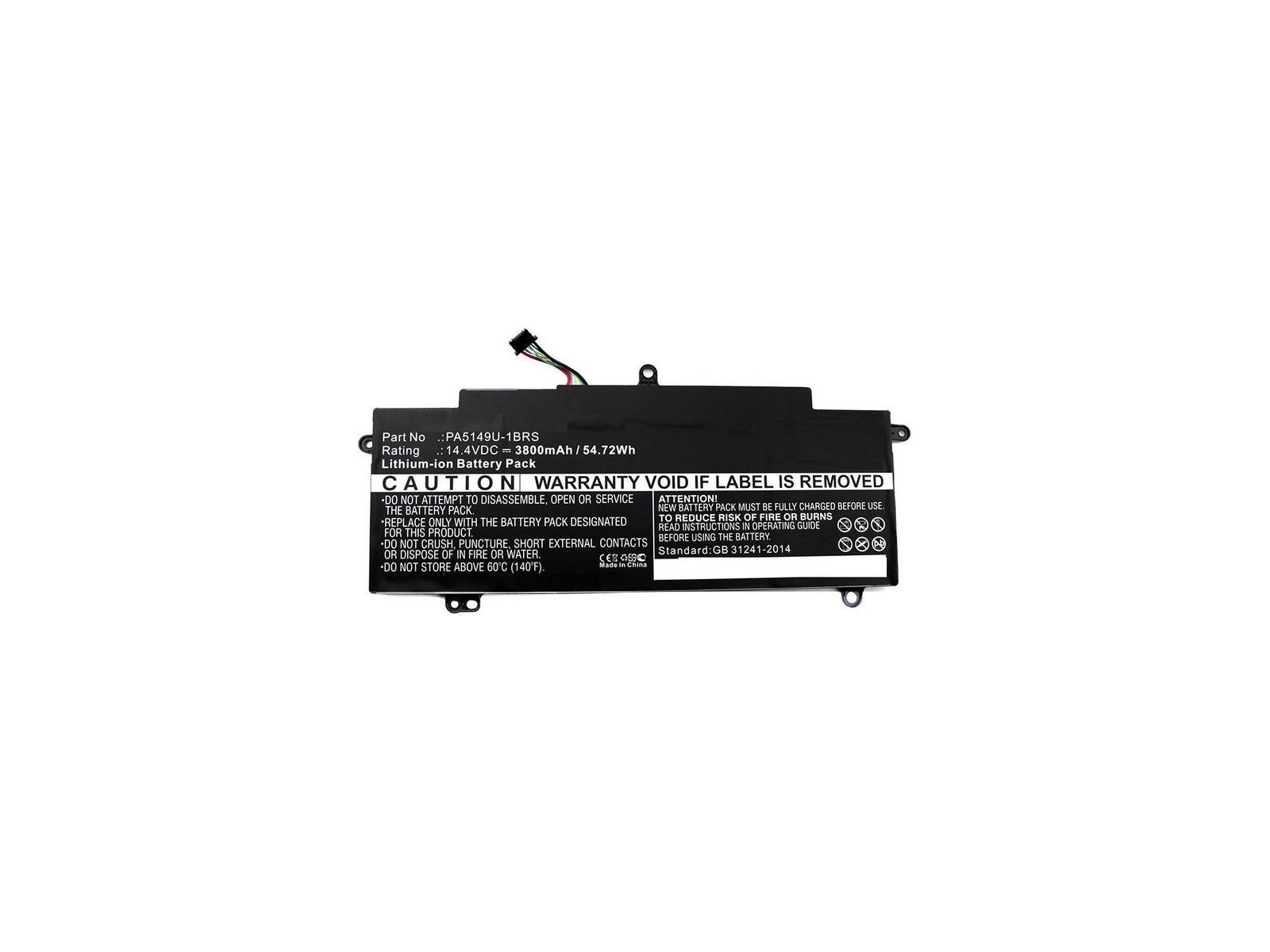 MBXTO-BA0030 CoreParts Laptop Batteria for Toshiba 55Wh Li-ion 14.4V 3800mAh Black Tecra Z40-A-10K Tecra Z40-A-10T Tecra Z40-A-1 MBXTO-BA0030 CoreParts Laptop Batteria for Toshiba 55Wh Li-ion 14.4V 3800mAh Black Tecra Z40-A-10K Tecra Z40-A-10T Tecra Z40-A-1