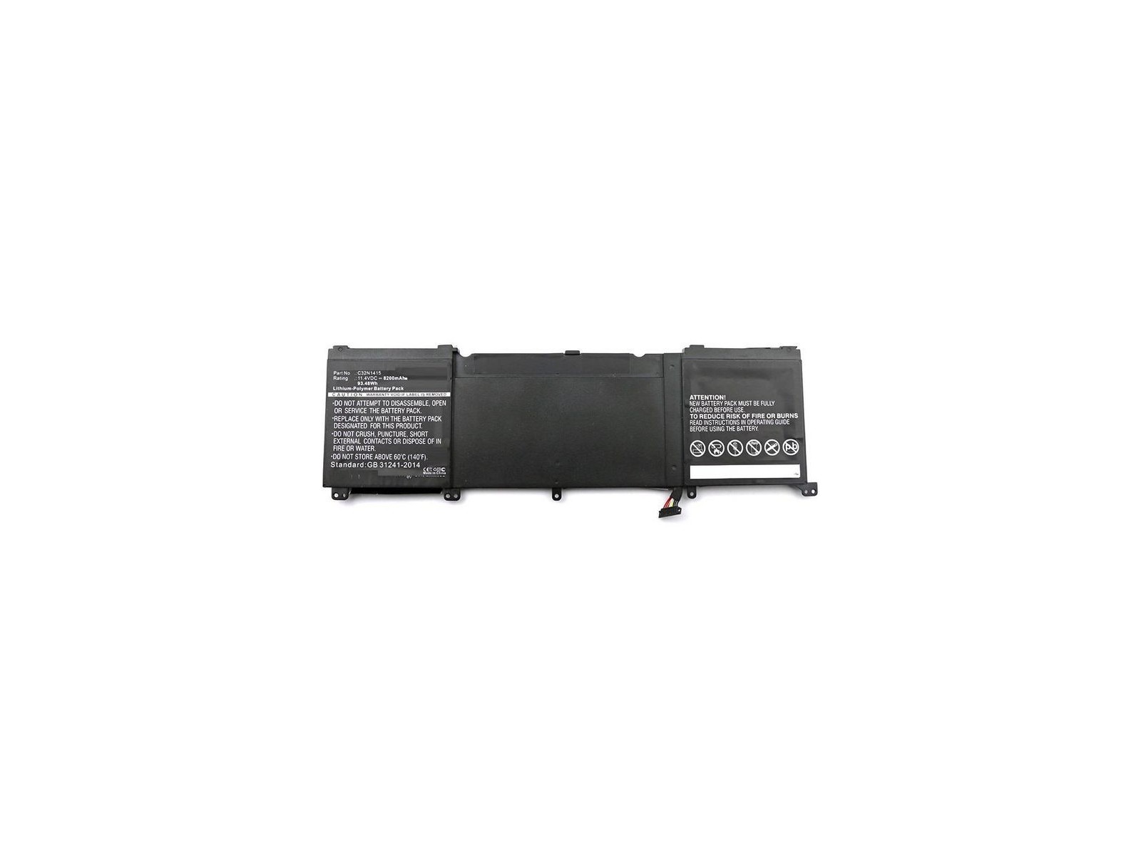MBXAS-BA0118 CoreParts Laptop Batteria for Asus 93Wh Li-Pol 11.4V 8200mAh Black N501JW N501VW UX501JW UX501JW4720 UX501JW-CN245P MBXAS-BA0118 CoreParts Laptop Batteria for Asus 93Wh Li-Pol 11.4V 8200mAh Black N501JW N501VW UX501JW UX501JW4720 UX501JW-CN245P