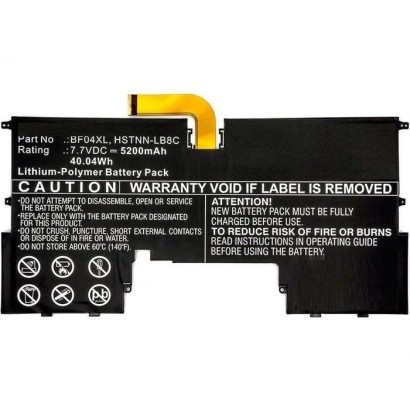 MBXHP-BA0165 CoreParts Laptop Batteria for HP 40Wh Li-Pol 7.7V 5200mAh Black Spectre 13-V101NA Spectre 13-V115TU Spectre 13-V116