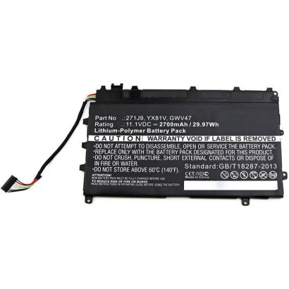 MBXDE-BA0106 CoreParts Laptop Batteria for Dell 24Wh Li-Pol 11.1V 2200mAh Black Latitude 13 7000 Latitude 7350 0GWV47 0MN791 271