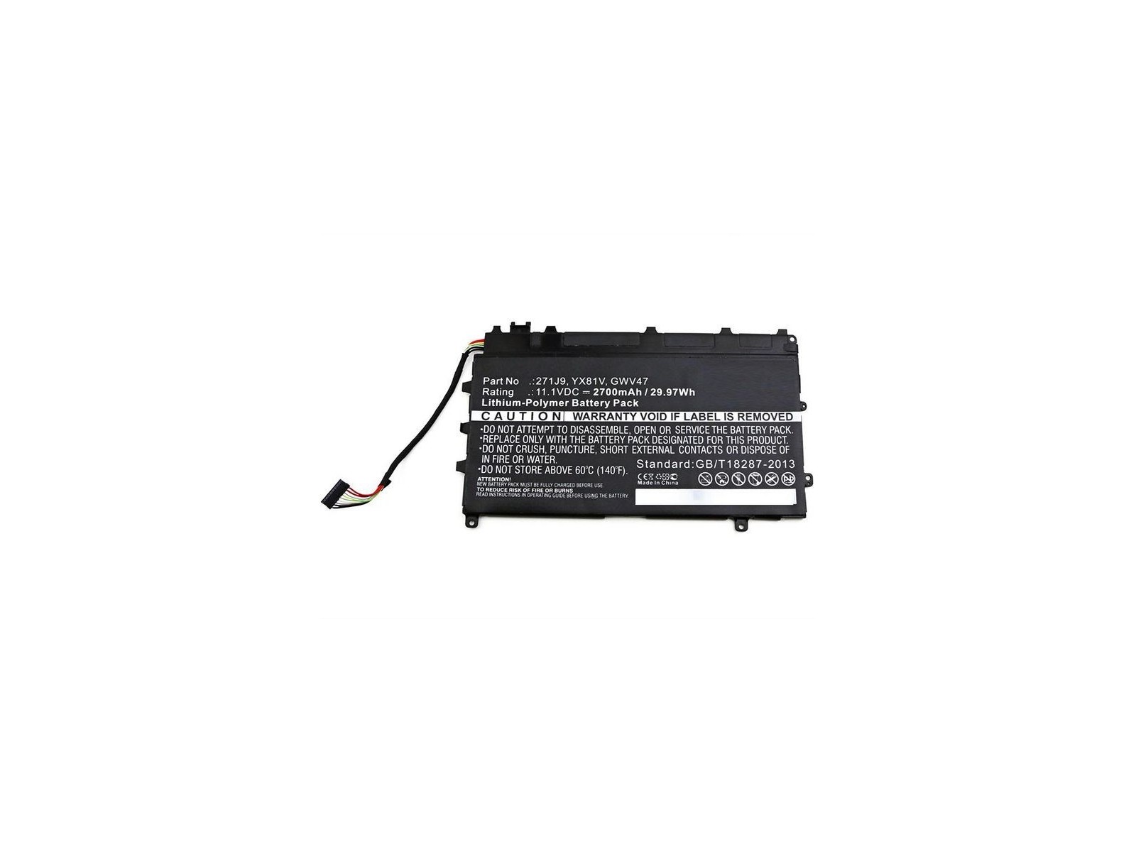 MBXDE-BA0106 CoreParts Laptop Batteria for Dell 24Wh Li-Pol 11.1V 2200mAh Black Latitude 13 7000 Latitude 7350 0GWV47 0MN791 271 MBXDE-BA0106 CoreParts Laptop Batteria for Dell 24Wh Li-Pol 11.1V 2200mAh Black Latitude 13 7000 Latitude 7350 0GWV47 0MN791 271