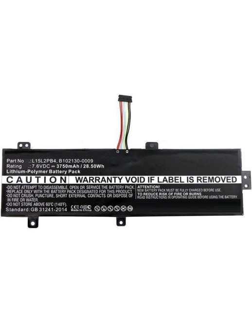 MBXLE-BA0158 CoreParts Laptop Batteria for Lenovo 27,36Wh Li-Pol 7,6V 3600mAh Black for ideapad 310 15" 310 15" Touch 310-15ISK 