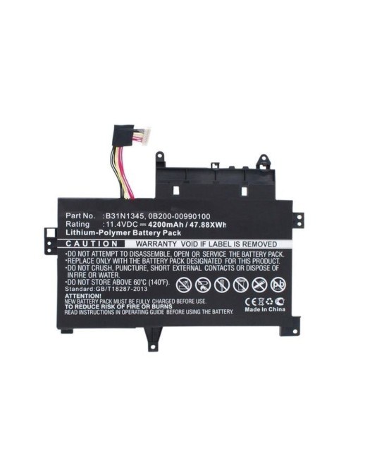 MBXAS-BA0121 CoreParts Laptop Batteria for Asus 38Wh Li-Pol 11.4V 3400mAh Black Transformer Book Flip TP500LA Transformer Book F