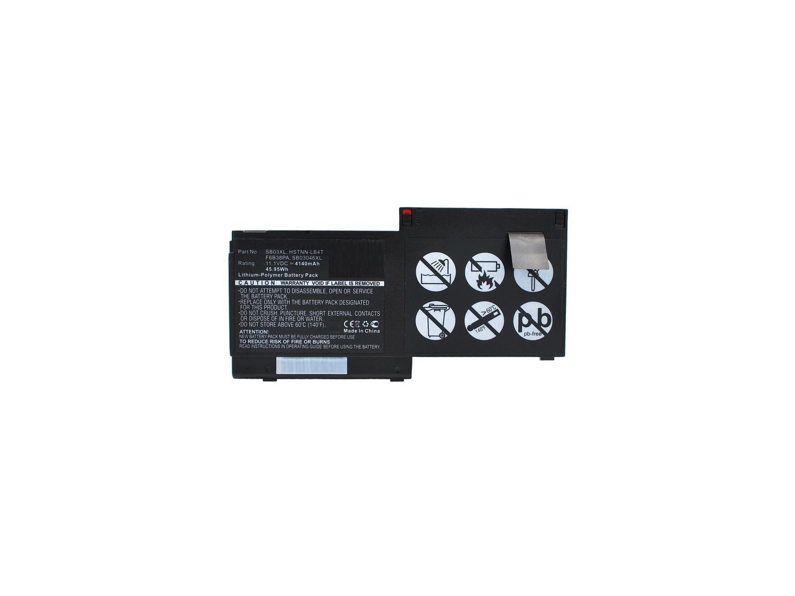 MBXHP-BA0132 CoreParts Laptop Batteria for HP 46Wh Li-Pol 11.1V 4140mAh Black Elitebook 820 G1 G2 Elitebook 840 G2 Elitebook 720 MBXHP-BA0132 CoreParts Laptop Batteria for HP 46Wh Li-Pol 11.1V 4140mAh Black Elitebook 820 G1 G2 Elitebook 840 G2 Elitebook 720