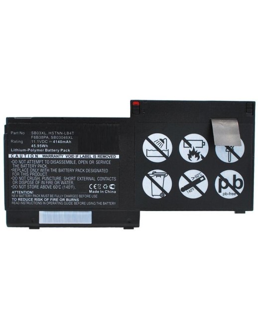 MBXHP-BA0132 CoreParts Laptop Batteria for HP 46Wh Li-Pol 11.1V 4140mAh Black Elitebook 820 G1 G2 Elitebook 840 G2 Elitebook 720