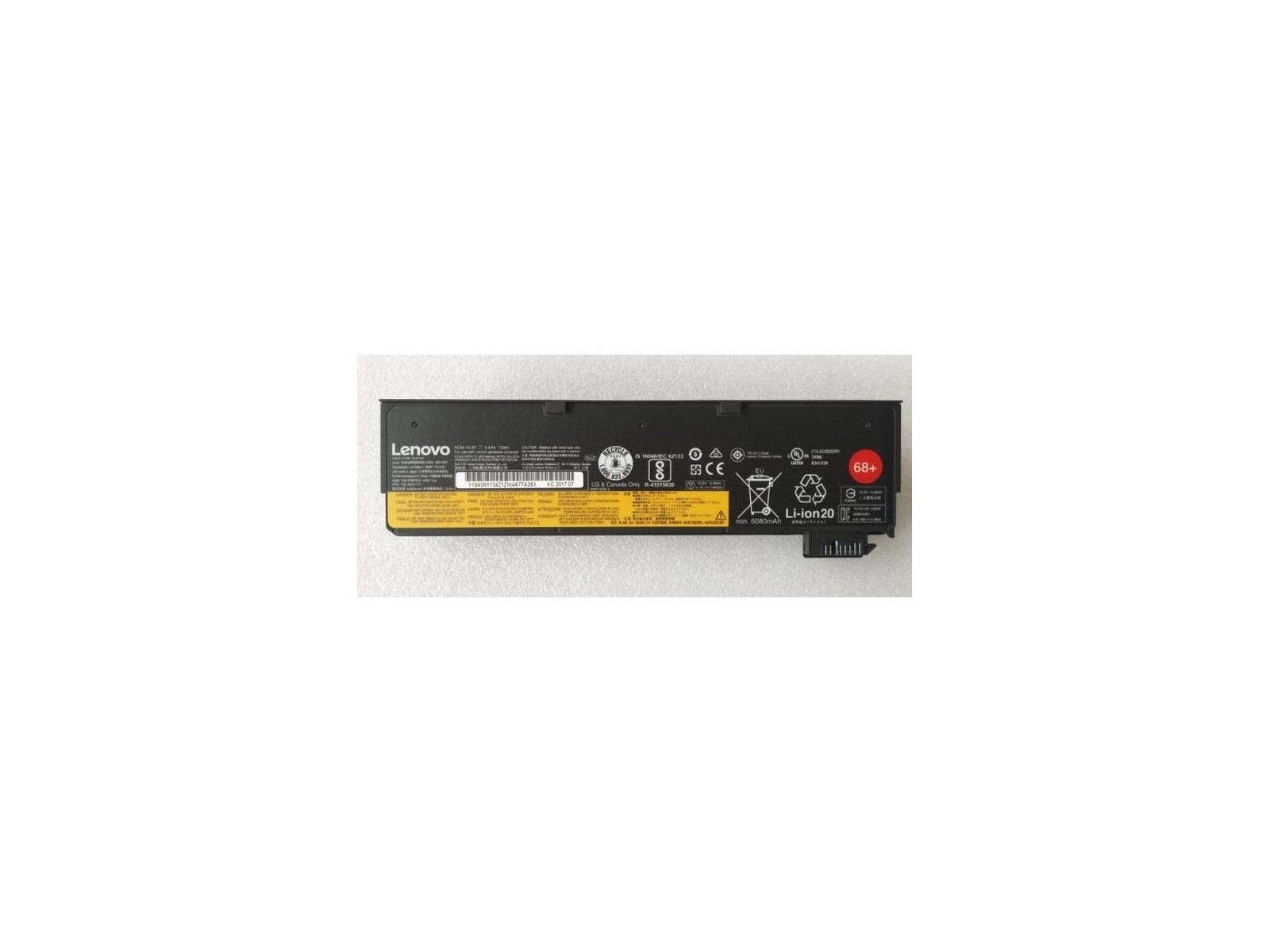FRU45N1737 Lenovo ThinkPad Batteria 68+ (6 cell) 45N1737 FRU45N1737 Lenovo ThinkPad Batteria 68+ (6 cell) 45N1737