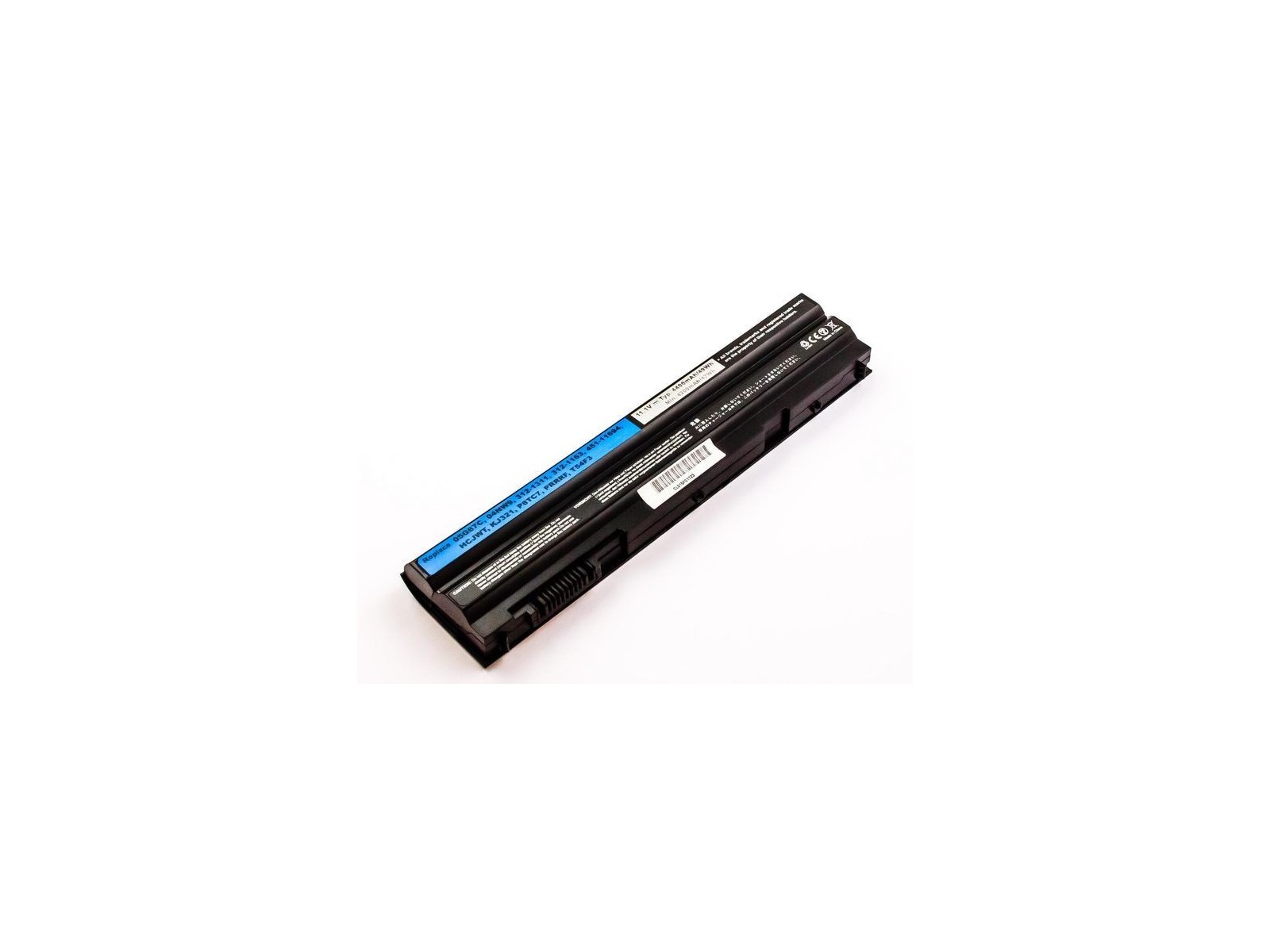 MBI56035 CoreParts Laptop Batteria for Dell 49Wh 6 Cell Li-ion 11.1V 4.4Ah Black TVMVN MBI56035 CoreParts Laptop Batteria for Dell 49Wh 6 Cell Li-ion 11.1V 4.4Ah Black TVMVN
