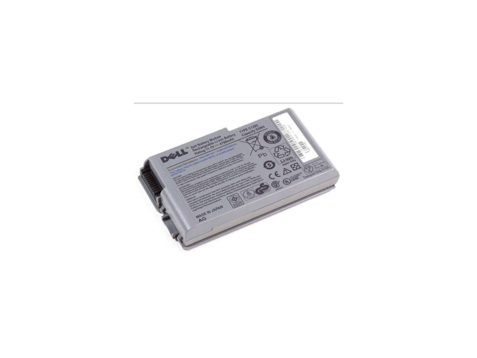 MBO3R305 CoreParts Laptop Batteria for Dell 48,84Wh 6 Cell Li-ion 11,1V 4400mAh Grey JKVC5 GU493 C2451 CG204 XP137 U1543 YF350 Y MBO3R305 CoreParts Laptop Batteria for Dell 48,84Wh 6 Cell Li-ion 11,1V 4400mAh Grey JKVC5 GU493 C2451 CG204 XP137 U1543 YF350 Y