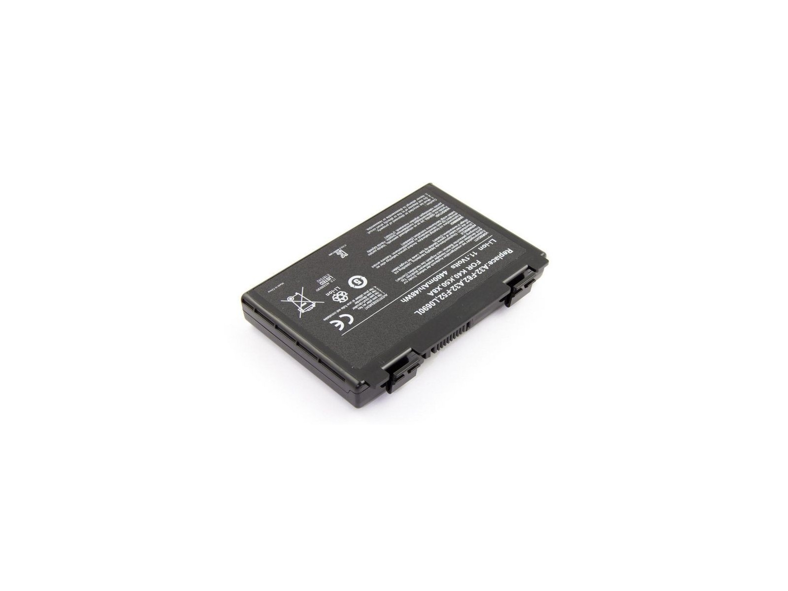 MBI2041 CoreParts Laptop Batteria for Asus 48,84Wh 6 Cell Li-ion 11,1V 4400mAh Black 90-NVD1B1000Y A32-F52 A32-F82 L0690L6 AS-K5 MBI2041 CoreParts Laptop Batteria for Asus 48,84Wh 6 Cell Li-ion 11,1V 4400mAh Black 90-NVD1B1000Y A32-F52 A32-F82 L0690L6 AS-K5