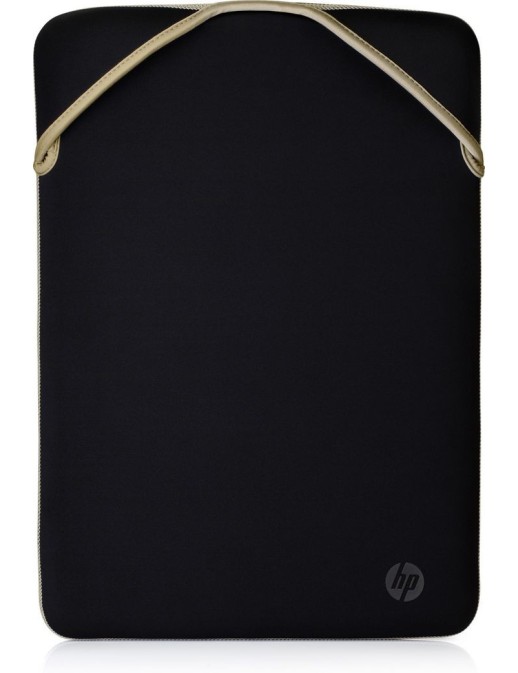 2F1X3AA HP Reversible Protective 14.1-inch Gold Laptop Sleeve