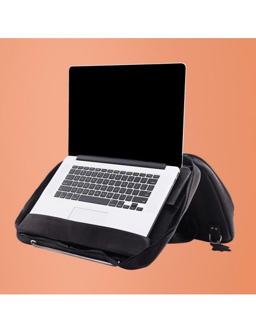 RGOAVLAPBL R-Go Tools R-Go Viva Laptopbag full grain leather black