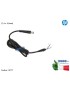 10777 Cavo Alimentazione con Connettore per Alimentatore HP [7,4 x 5,0mm] (1,2mt) DV4 DV5 DV6 DV7 6720s Envy 15 6510B 6730B 8...