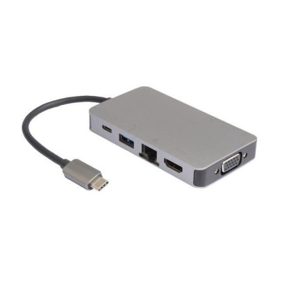 USB3.1CCOM14 MicroConnect USB-C 2 x USB3.0 A RJ45 HDMI VGA Type C Dock hub 1PM64AAAC3 1PM64AA 4X90S92381