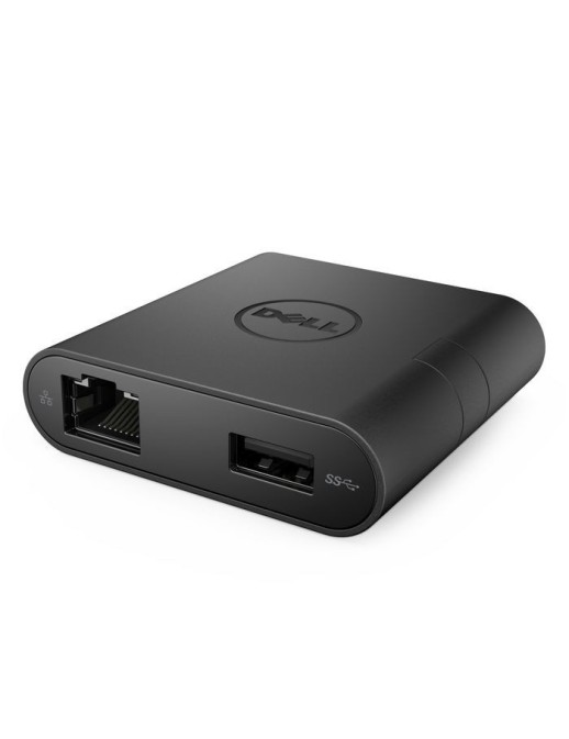 470-ABRY Dell External video adapter USB-C/VGA/ USB 3.0 /Network / HDMI Black MVF8N 0470-ABRY