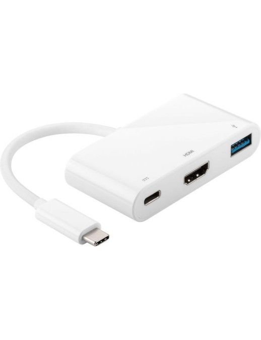 USB3.1CCOM2 MicroConnect USB-C 3.2 Gen 1 Multiport Adapter hub 0,20m MJ1K2ZM/A MUF82ZM/A DA-70838-1