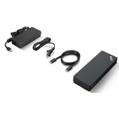 40B10135UK Lenovo Universal Thunderbolt 4 Smart Dock - Wired - Thunderbolt 4 - 3.5 mm - Black - 40 Gbit/s - 60 Hz
