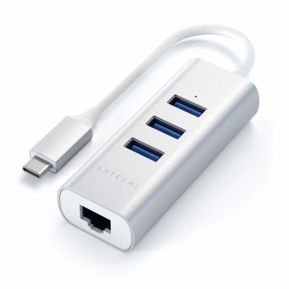 ST-TC2N1USB31AS Satechi Interface Hub Usb 3.2 Gen 1 (3.1 Gen 1) Type-C 5000 Mbit/S Silver
