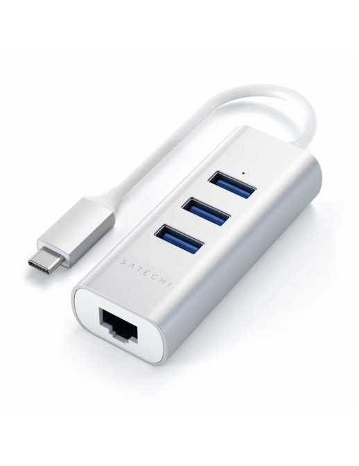 ST-TC2N1USB31AS Satechi Interface Hub Usb 3.2 Gen 1 (3.1 Gen 1) Type-C 5000 Mbit/S Silver